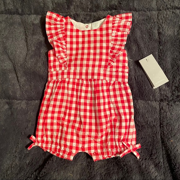 Other - Nordstrom Newborn Flutter Picnic Romper